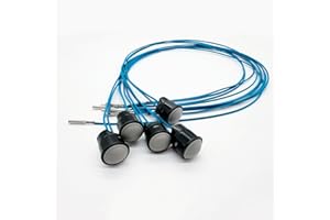 HNZZQFR 5PC Excavator Joystick Handle Push Button Handle Control Button Gray Two-line 635-8205 Fit for CAT Caterpillar 336Gc 