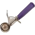 Winco No.40 Ice Cream Disher with Plastic Handle, Purple