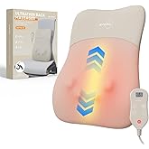 pryfey Back Massager, Rolling Up and Down Back Massager with Heat, Back Massage 4D Kneading for Pain Relief Deep Tissue, Ultrathin Shoulder Massager Gift for Women Men Parents Christmas, Khaki