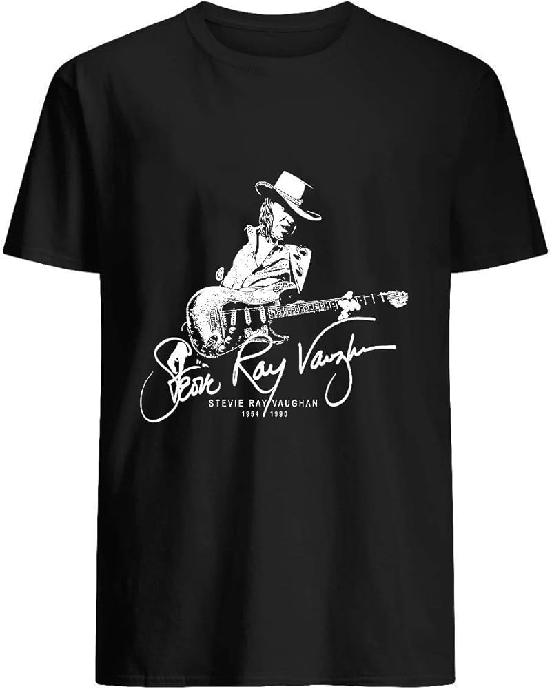 Stevie Ray Vaughan Guitar Blues Rock Legend T Shirt For Unisex