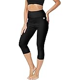 Deerose Swim Pants for Women Swim Capris High Waisted Sun Protection UPF 50+ Long Swimming Leggings Shorts