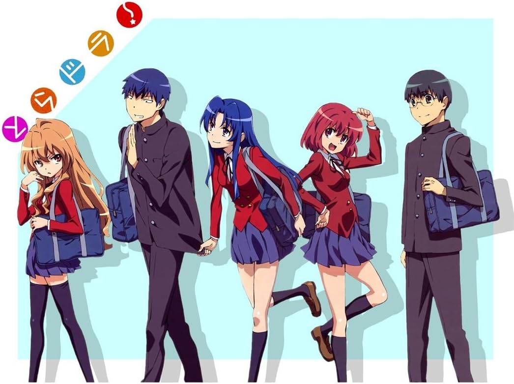 Monty Arts Toradora Poster by Silk Printing # Size About (47cm x 35cm, 19inch x 14inch) # Unique Gift # 99F088