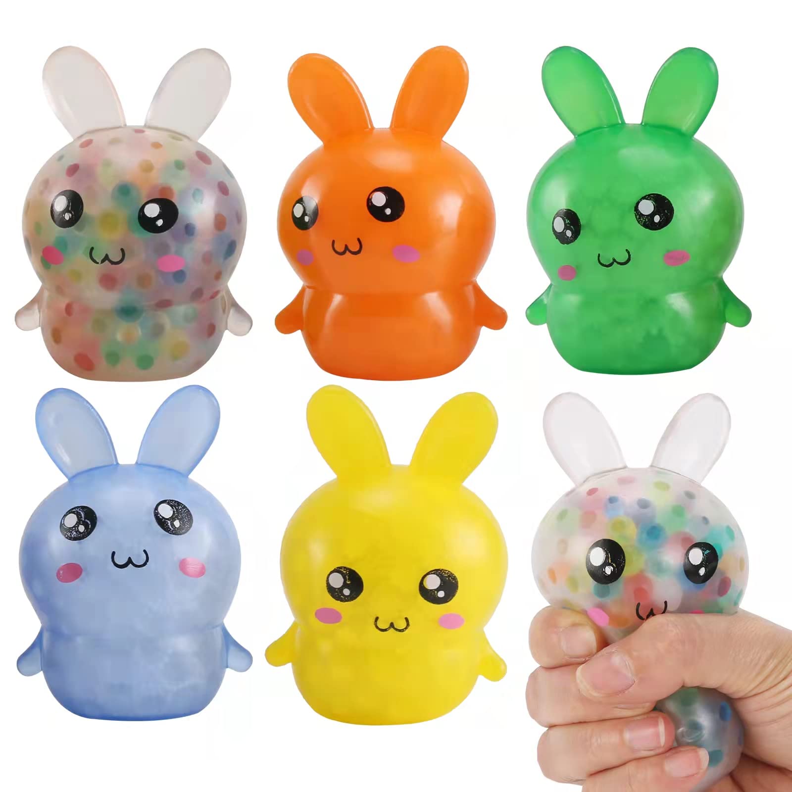 Photo 1 of ***OCTOPUS***Easter Basket Stuffers,Easter Basket Essentials,5pcs Squishy Easter Bunny Stress Balls for Adults,Easter Stress Relief Fidget Balls,Easter Party Favors Easter Basket Ideas Gifts (5pcs-C)