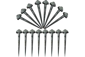 ANDRESLAD 50 Pcs Iron Horseshoe Nails Portable Professional Horseshoe Accessory Small Horse Equipment