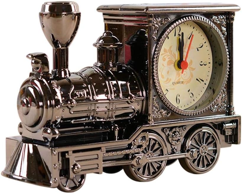 Crazerop Creative Alarm Clock, Retro Style Alarm Clock Motorcycle Unique Sports Gift for Motor