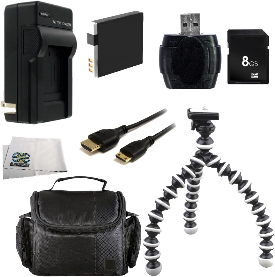 Deluxe Essential Accessory Kit for Canon PowerShot S120, SX170 is, SX260 HS, SX280 HS, SX500 is, SX510 HS, SX520 HS, SX530 HS, SX600 HS, SX700 HS, SX710 HS, ELPH 500 HS, D10, D20, D30