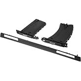 X AUTOHAUX 3pcs Car Cup Holder Set Trim for BMW 3 Series 05-14 Carbon Fiber | for BMW E90 E91 E92 E93, 51459173469/51459173463, Car Copilot Cup Drink Holder Panel, Divers Passenger Side