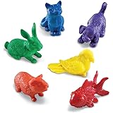 Learning Resources Domestic Pets Counters, Educational Counting and Sorting Toy, Set of 72