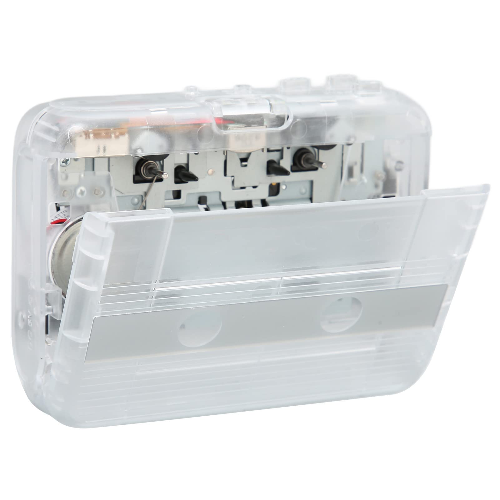 Annadue Bluetooth Cassette Player,Portable Cassette Tape Player with Headphone,Bluetooth Transfer to Headphone/Speaker,Support Auto Reverse,FM Radio,3.5mm Headphone Jack(White)