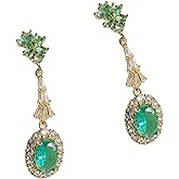 Teardrop Earrings for Women Stone Earrings Black Drop Dangle Earrings Jewelry Gifts for Girls