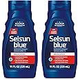Selsun Blue Medicated Anti-dandruff Shampoo with Menthol, 11 fl. oz., Maximum Strength, Selenium Sulfide 1% (Pack of 2)
