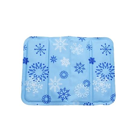 Homim Haustier Matte Klein Hunde Katze Welpen Kühlmatte Blau Zufällig Sommer Kühlendes Haus oder Auto Sitzer 30cmx40cm