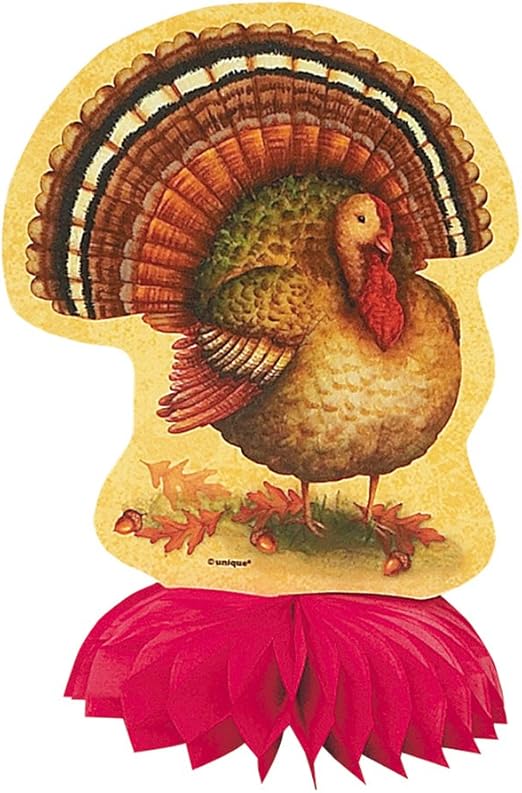 Amazon Com 6 Mini Festive Turkey Thanksgiving Centerpiece