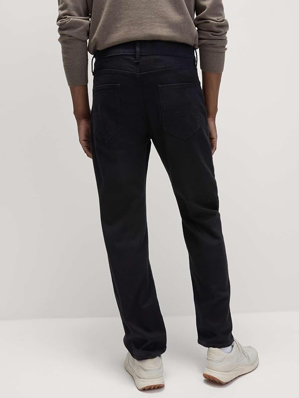Hose Straight Fit Schwarz