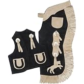 Tough-1 Kids Chap/Vest Set Horseshoes