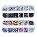 eBoot Nail Art Kit Decoration Set with Picker Pencil, 2 Boxes Nail Rhinestones, 5 Dotting Pens, 30 Nail Striping Tape