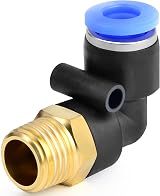 ERGAOBOY 10 Pcs 6mm Tube OD x 1/8 BSP Male Elbow Push to Connect Fittings PL6-01 view 6