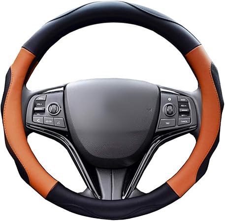 Amazon Zatooto ハンドルカバー 軽自動車 Sサイズ ステアリングカバー 3dグリップ 滑り止め 握りやすい レザー ブラック ブラウン Ly06 ハンドルカバー 車 バイク