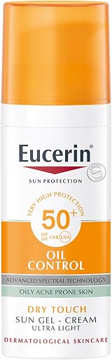 Eucerin Oil Control Sun Gel-Cream SPF50+ Dry Touch 50ml Unscented view 1