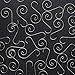 ELCOHO 150 Pieces Christmas Ornament Hooks Hangers Christmas Tree Hanger Swirl Scroll Ornament Hooks for Art Craft Christmas Tree Decorations （Silver）