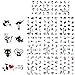 KADS Cute Cartoon Cat Series Nail Art Decoration Sticker Decal DIY Water Transfer- 1 Pack 11 design