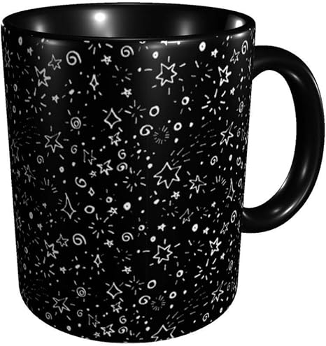Amazon Co Jp マグカップ 可愛い 星柄 キラキラ コーヒーカップ ティーカップ コップ かわいい 陶器 330ml ホーム キッチン
