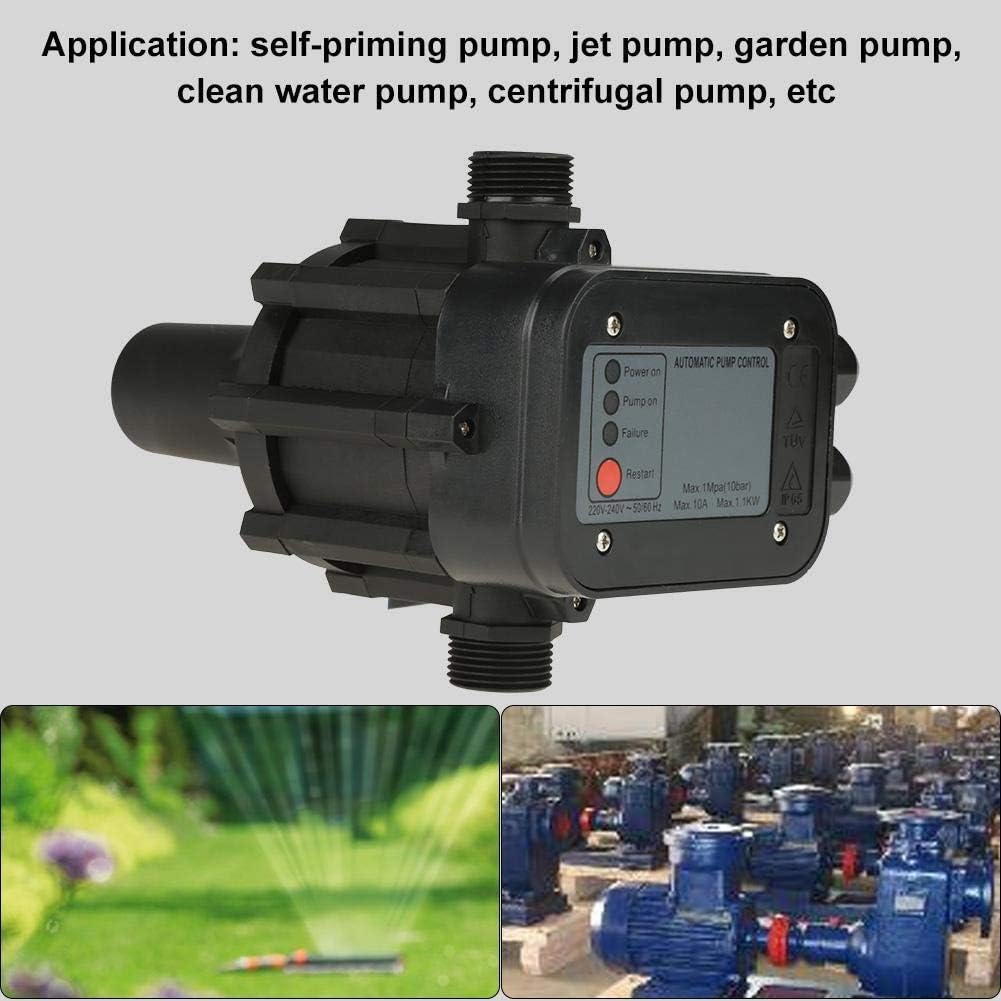 Victool Pressure Switch, 220V Black Self-priming Water Pump Pressure ...