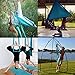 CO-Z Aerial Yoga Swing Sling Strong Yoga Hammock Kit Set Trapeze Inversion Exercises Include Ceiling Mounting Kit and 2 Extensions Straps (Blue)