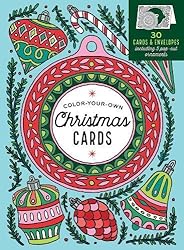 Create-Your-Own Handmade Christmas Cards: 30 Cards & Envelopes to Color, Including 5 Pop-Out Ornaments