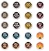 20 Count - Cafe Escape Variety K Cup For Keurig K-Cup Brewers - Cafe Caramel, Cafe Vanilla, Cafe Mocha, Chai Latte, Milk Chocolate Hot Cocoa, Dark Chocolate Hot Cocoa, Cafe Pumpkin Spice