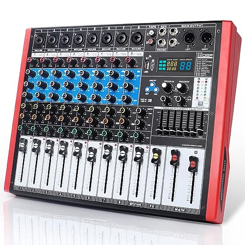 Kmise 8 Channel Professional Audio Mixer 99 Sound