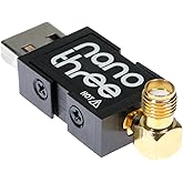 NooElec NESDR Nano 3 - Premium Tiny RTL-SDR w/Aluminum Enclosure, 0.5PPM TCXO, SMA & MCX Input & Custom Heatsink. RTL2832U & 