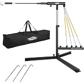 Baseball Swing Trainer With 4 Power Bands,Auto Reset Hitting Trainer | Softball Swing Trainer,Height Adjustable 31-47 inches Baseball Training Equipment Improve Power,Speed