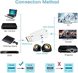 Sonew HDMI Female to VGA Female Adapter Converter 1080P Audio Output for PC view 4