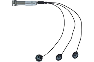 Journey Instruments Passive Piezo Acoustic Pickup – EP001K Three Balanced German-Made Passive Pickup Elements – Piezo Pickup for Acoustic Guitars (Ceramic)