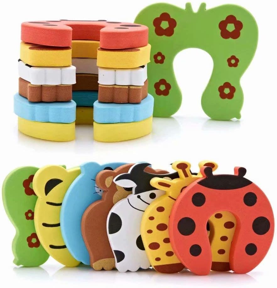 child safety door stop finger guard