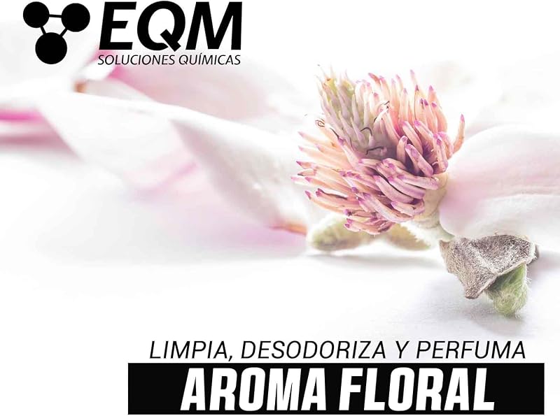 EQM ECO-202 Reinforced Action Floor Cleaner, Aroma Floral, 1L