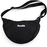 Haneulbit crescent-shaped bag, colorful, waterproof nylon material, adjustable shoulder strap, large capacity