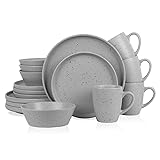 Stone Lain Jade Stoneware Dinnerware 16-Piece