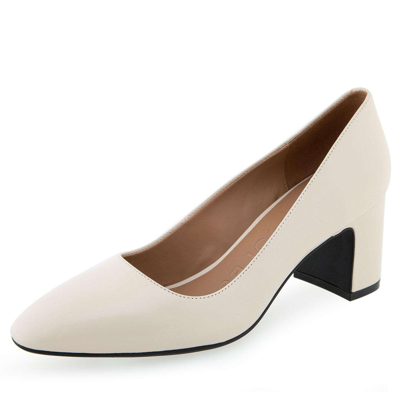 Aerosoles Women’s Minetta Pump, Eggnog Leather, 11 Wide