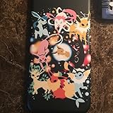 Pokemon Eevee Jolteon Flareon Vaporeon Iphone 6s Case,Anime Pokemon Eevee Jolteon Flareon Vaporeon Cover for Iphone 6/6s TPU Case