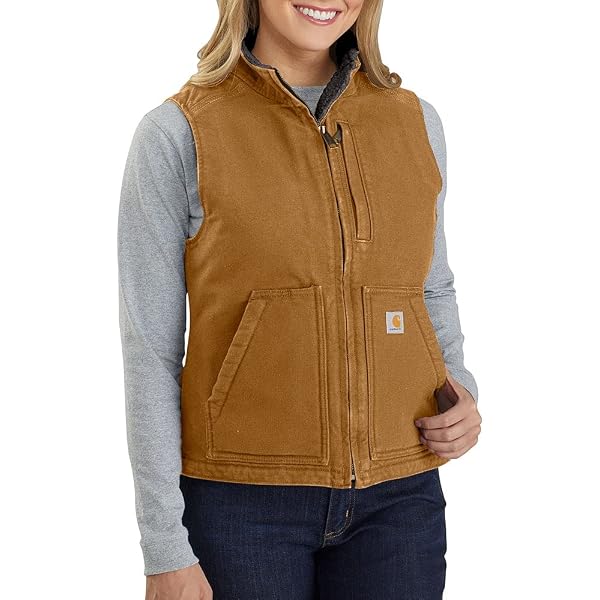 Carhartt Big & Tall Duck Arctic Vest Carhartt Brown 4XL (Reg) at