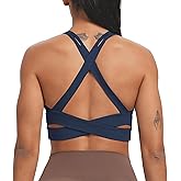 Aoxjox Women's Workout Sports Bras Fitness Trainning Infinity Gym Bra Yoga Crop Tank