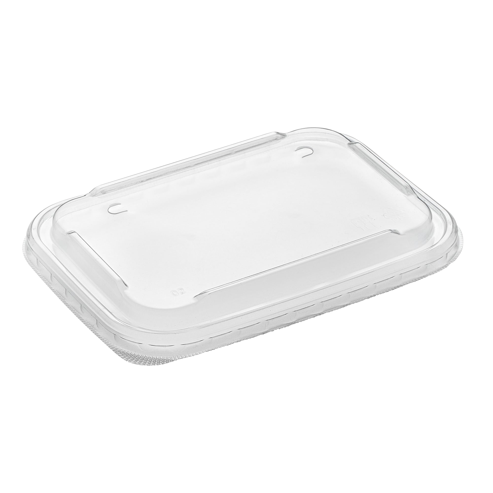 Photo 1 of Restaurantware-LIDS ONLY: Matsuri Vision 6.8 x 4.8 x 0.7 Inch Lids For Sushi Containers, 100 Airtight Lid - Containers Sold Separately, No-Fog Design, Clear Plastic Covers, For Sushi Boxes