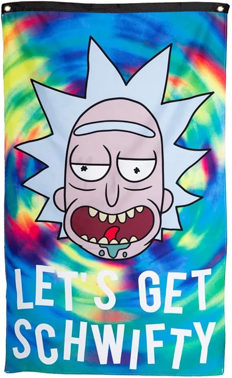 Amazon Com Calhoun Rick And Morty Indoor Wall Banner 30 By 50