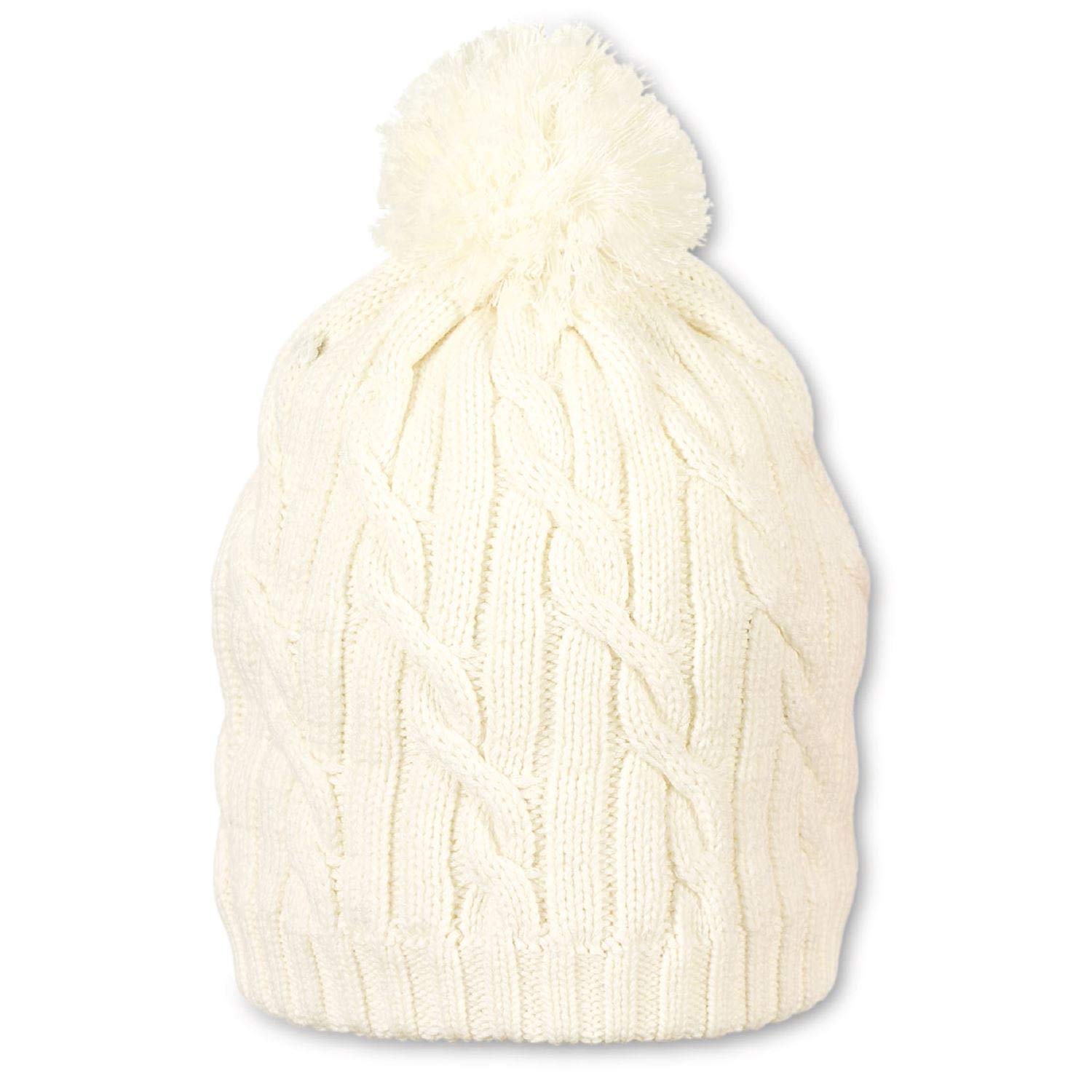 Sterntaler Unisex Kid's Strickmütze Beanie hat, Ecru, 55