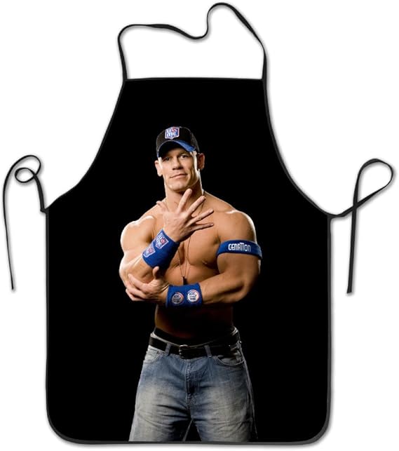 Amazon Co Jp Wweジョン シナキッチンエプロン 服 ファッション小物