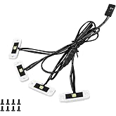 RC Rock Lights Chassis RC LED Light Kit for 1/10 Axial SCX10 III AXI13001 | SCX10 III LED Lights RC Chassis Light, 1/10 Scale RC Crawler Accessories