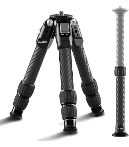 Amazon.com : Leofoto LS-223CEXX Tabletop Tripod w/Built-in
