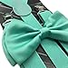 4everStore Unisex's Bow tie & Suspender Sets (Mint Green (Teal))